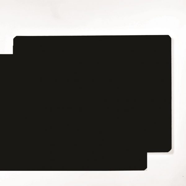 12" x 24" Black Vinyl Sign Blank Magnets