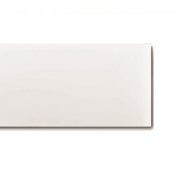 8" White Dry Erase 60 mil Magnet Shelf Labels